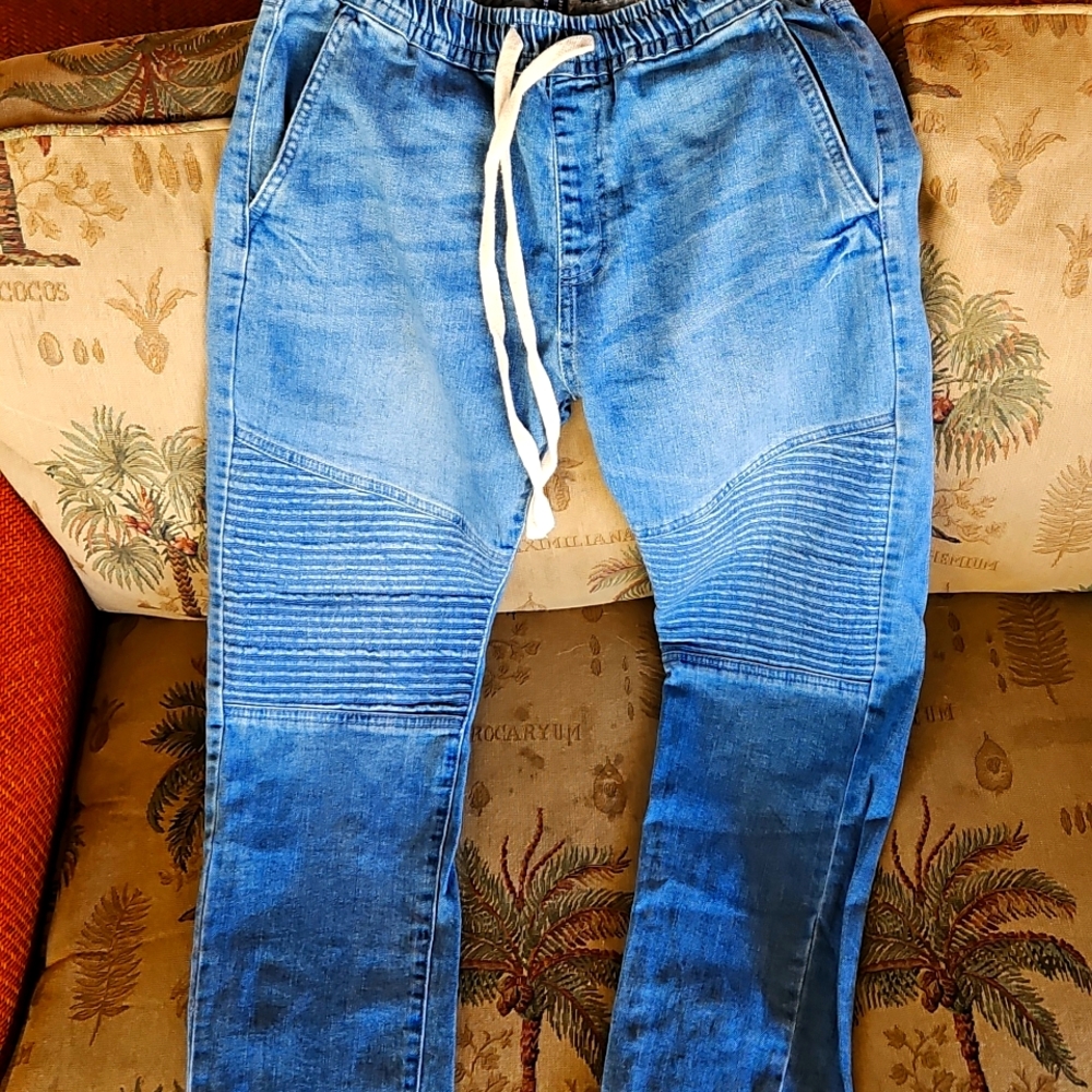 $15 Forever 21 Sz Med Drawstring Jeans